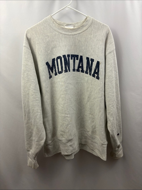 Champion Other - Vintage Champion Reverse Weave Sweatshirt 90's Mens Large Gray Montana Graphic